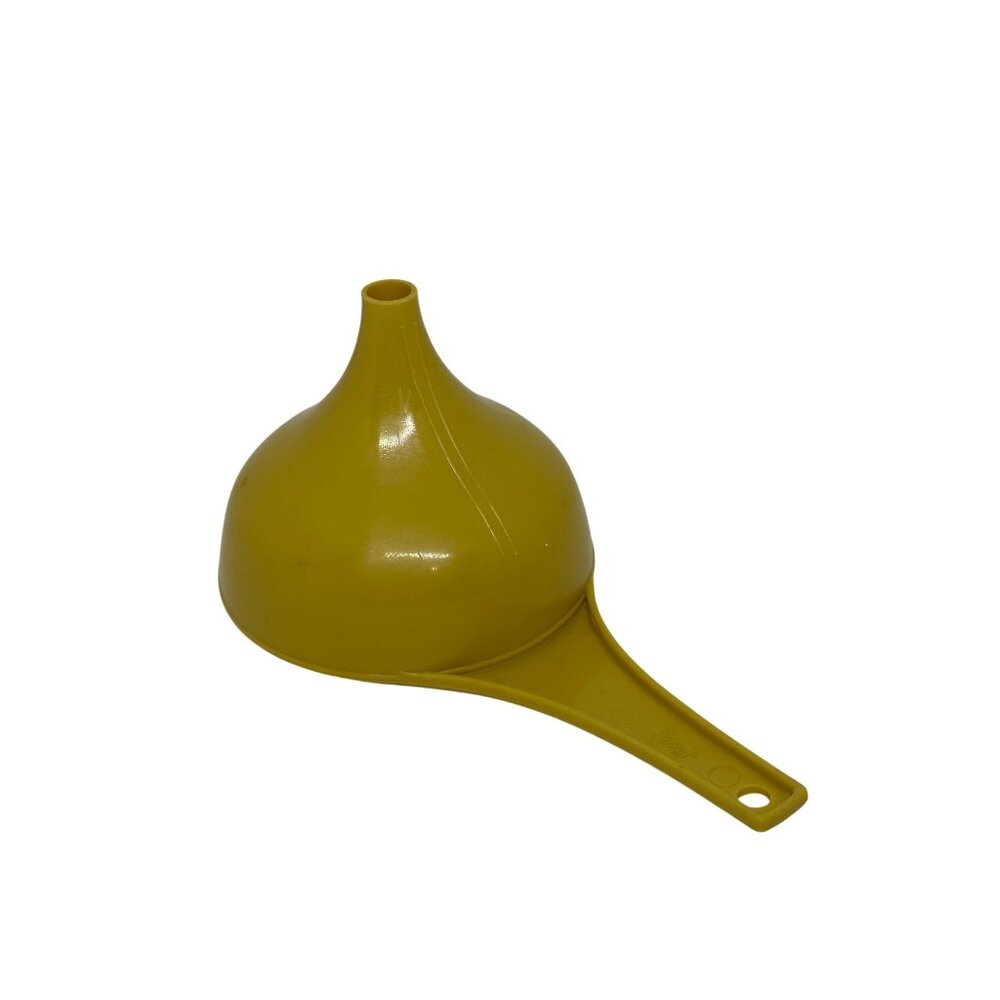 VTG Foley Harvest Gold‎ Plastic Canning Funnel 7" Retro Wide Mouth Kitchen Tool
